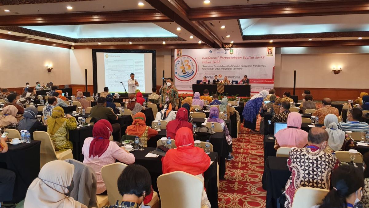Keikutsertaan Pustakawan Kementerian PUPR dalam Konferensi Perpustakaan Digital Indonesia-14 Tahun 2023