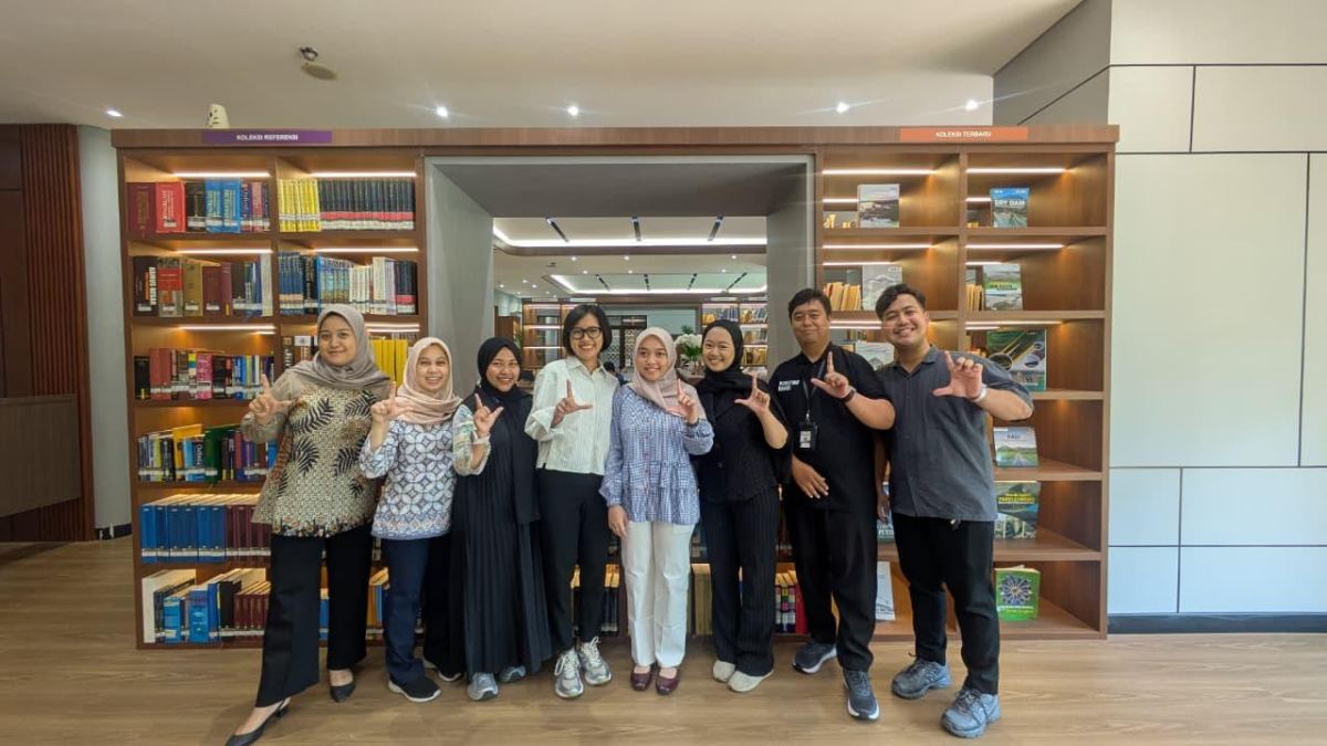 Kunjungan Perpustakaan Kementerian Kelautan dan Perikanan ke Perpustakaan Kementerian PU